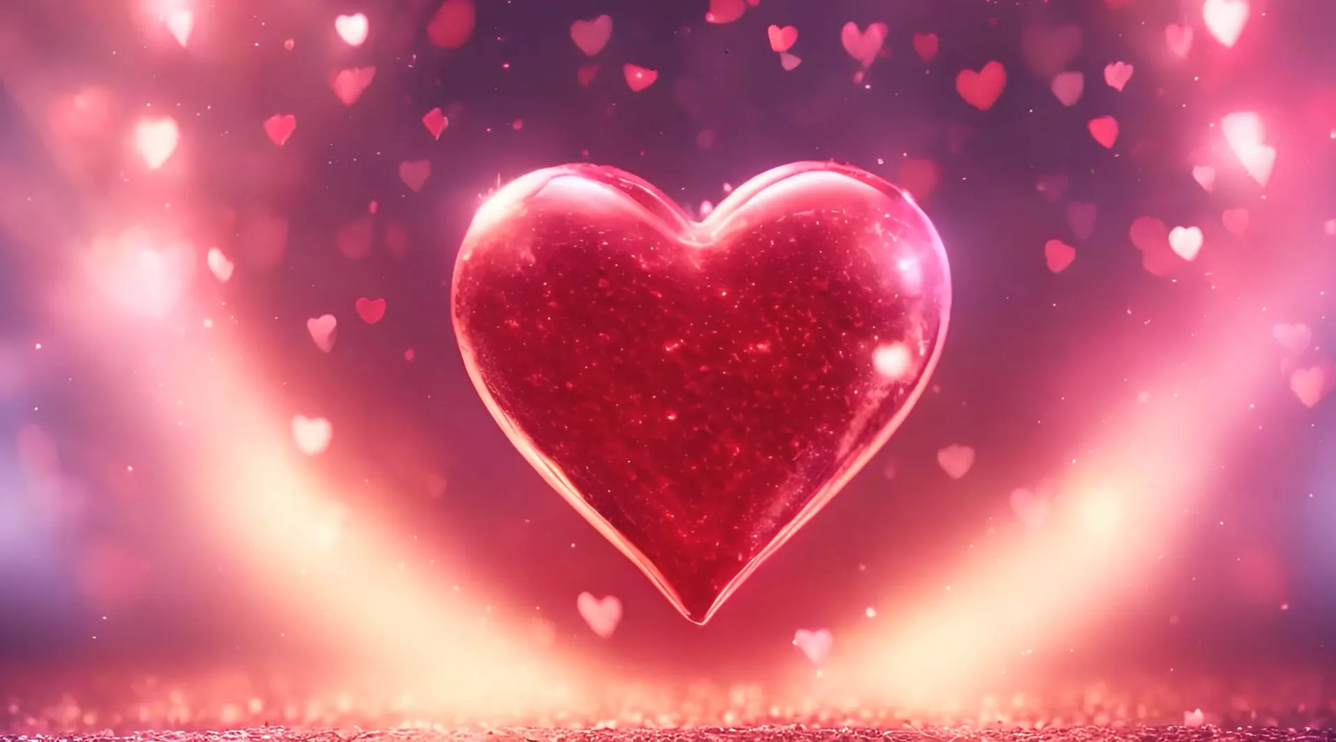 Valentine’s Dream Sparkling Heart Loop